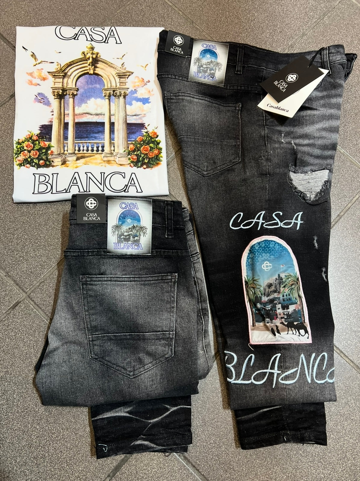 Jean Παντελόνι Casa Blanca Grey Denim