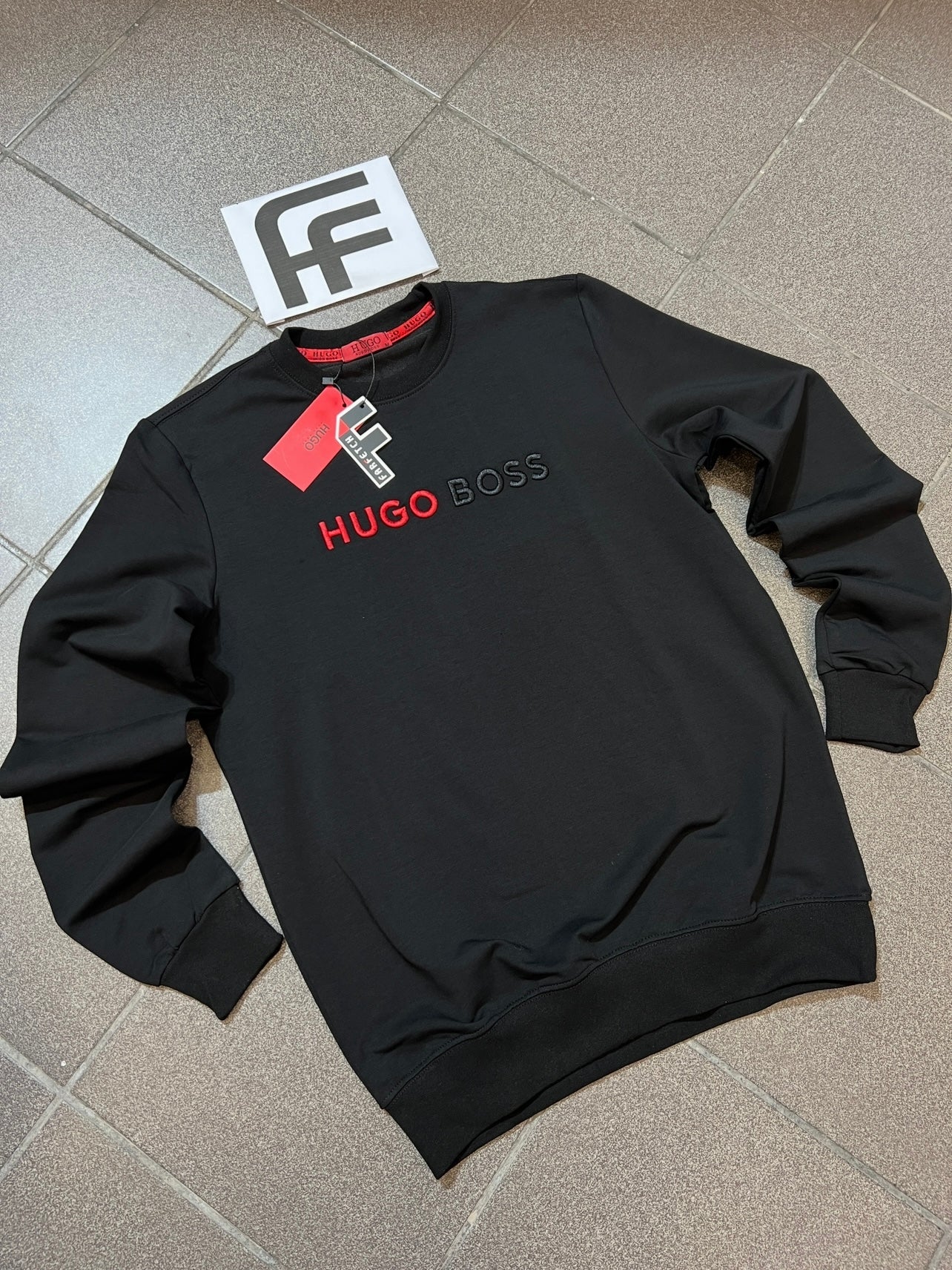 Hugo Boss Μαύρη Long Μπλούζα