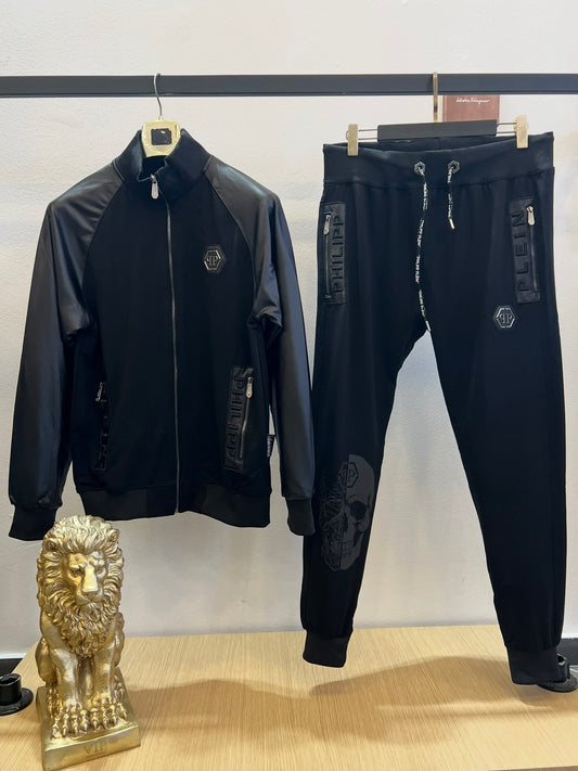 Outfit 3Α Μαύρο Philip Plein Skull Rhinestone