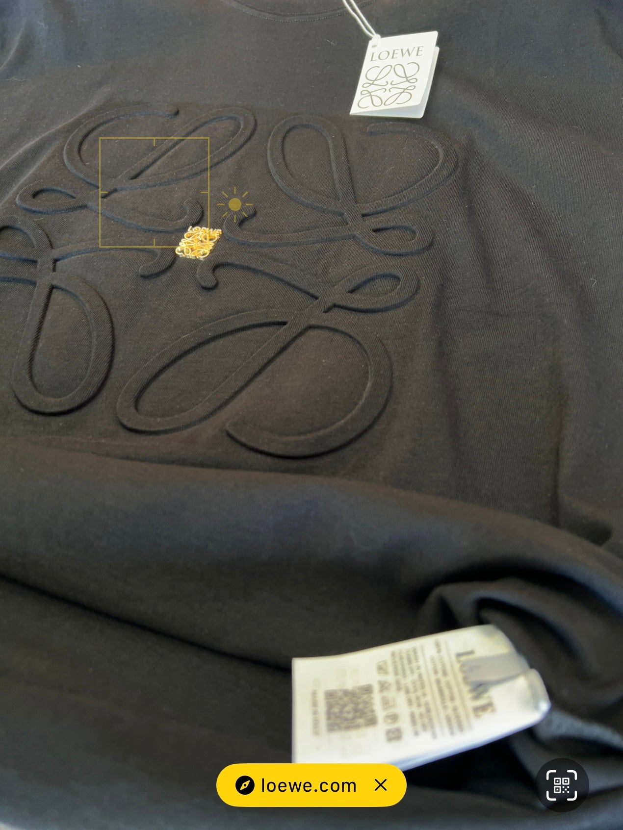 3Α T-Shirt Loewe Over Fit Black LW