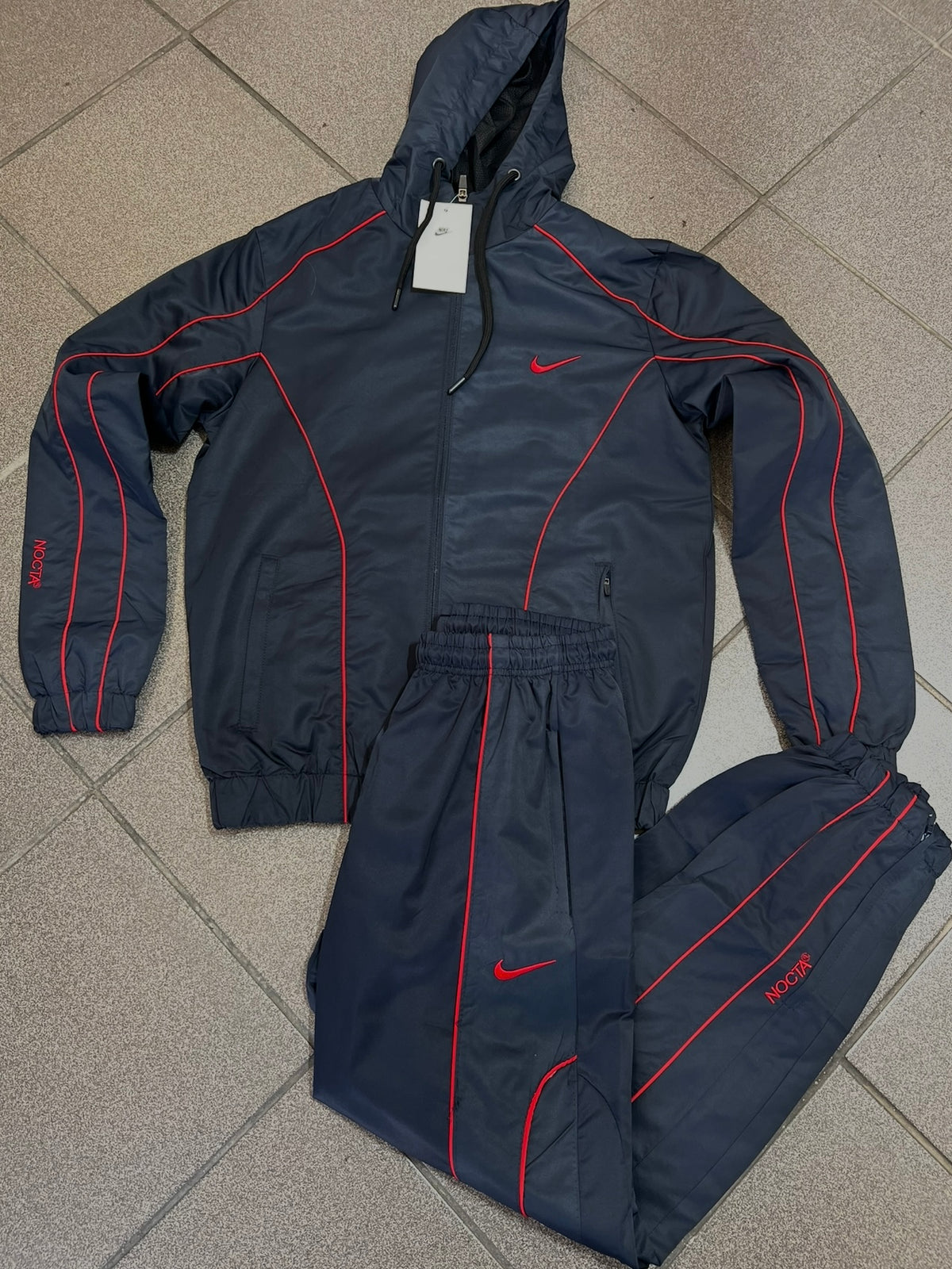 WindProof Nike Nocta Tracksuit Σετ Μπλέ