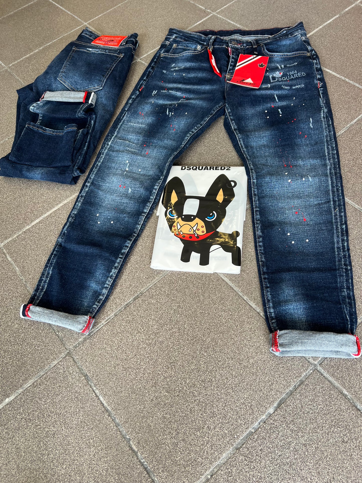 Jean Παντελόνι Dsquared2 Blue D2
