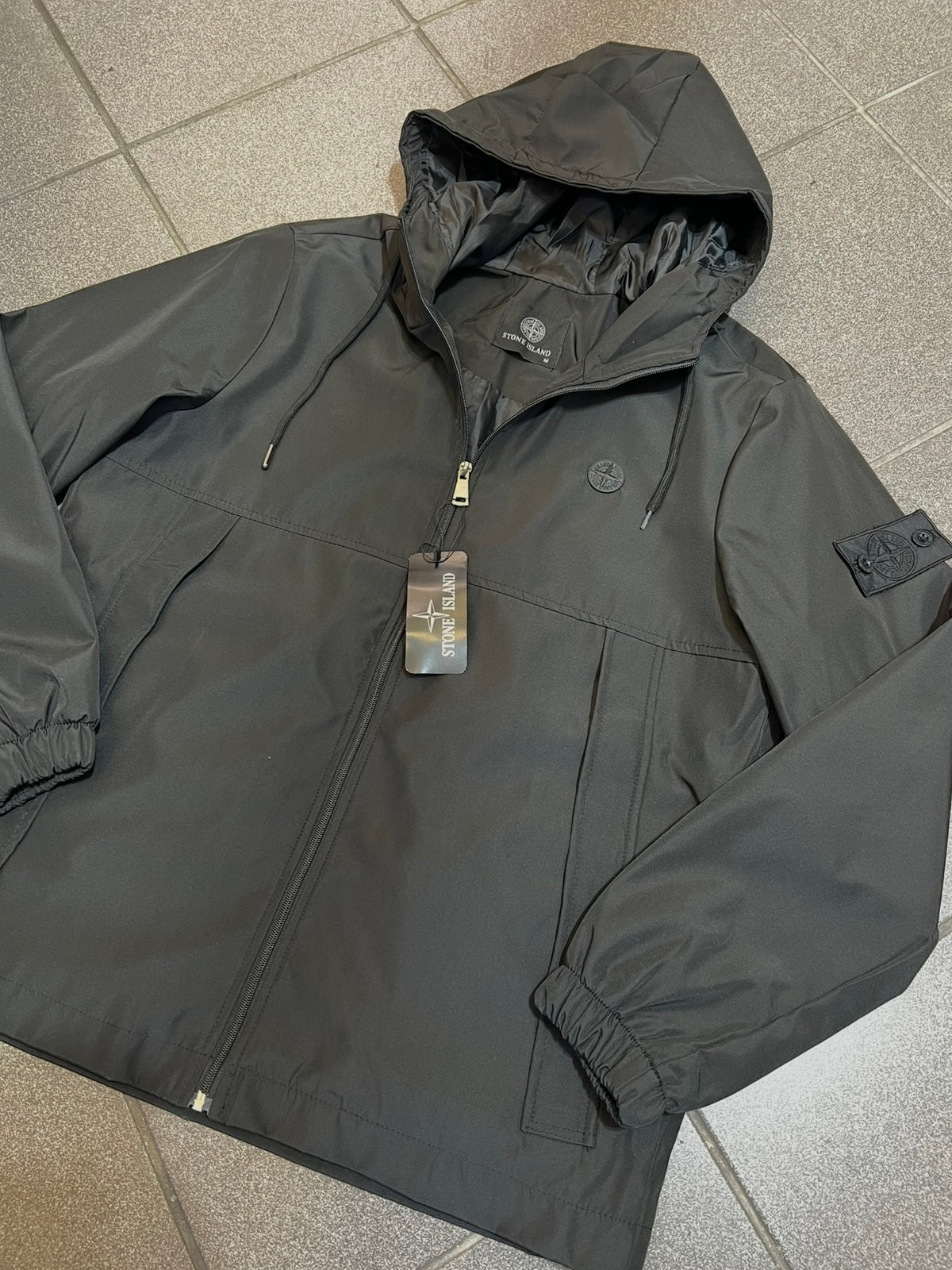 WindProof Stone Island Jacket 3A Black