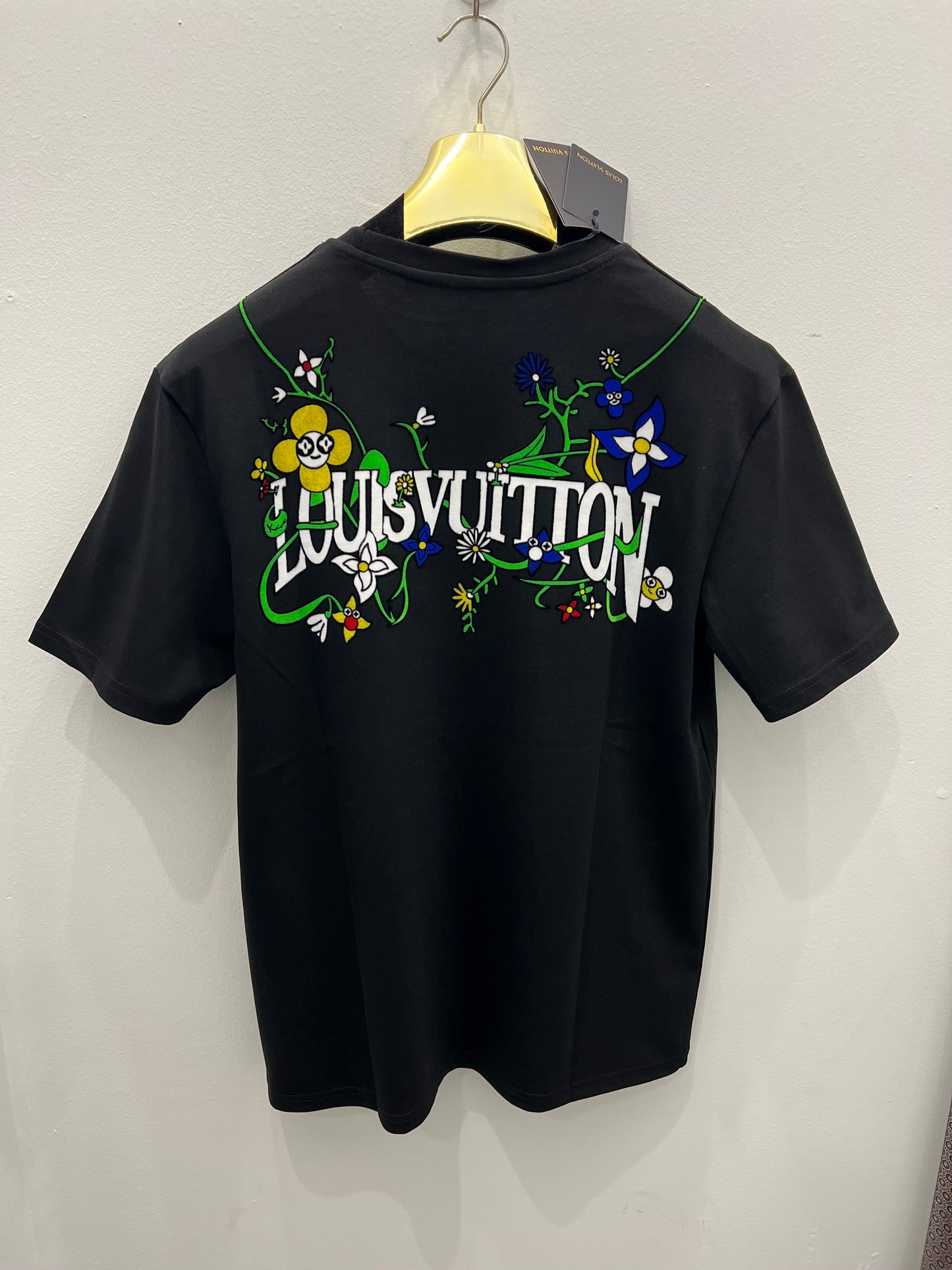 3Α T-Shirt L.V Over Fit Black Chain