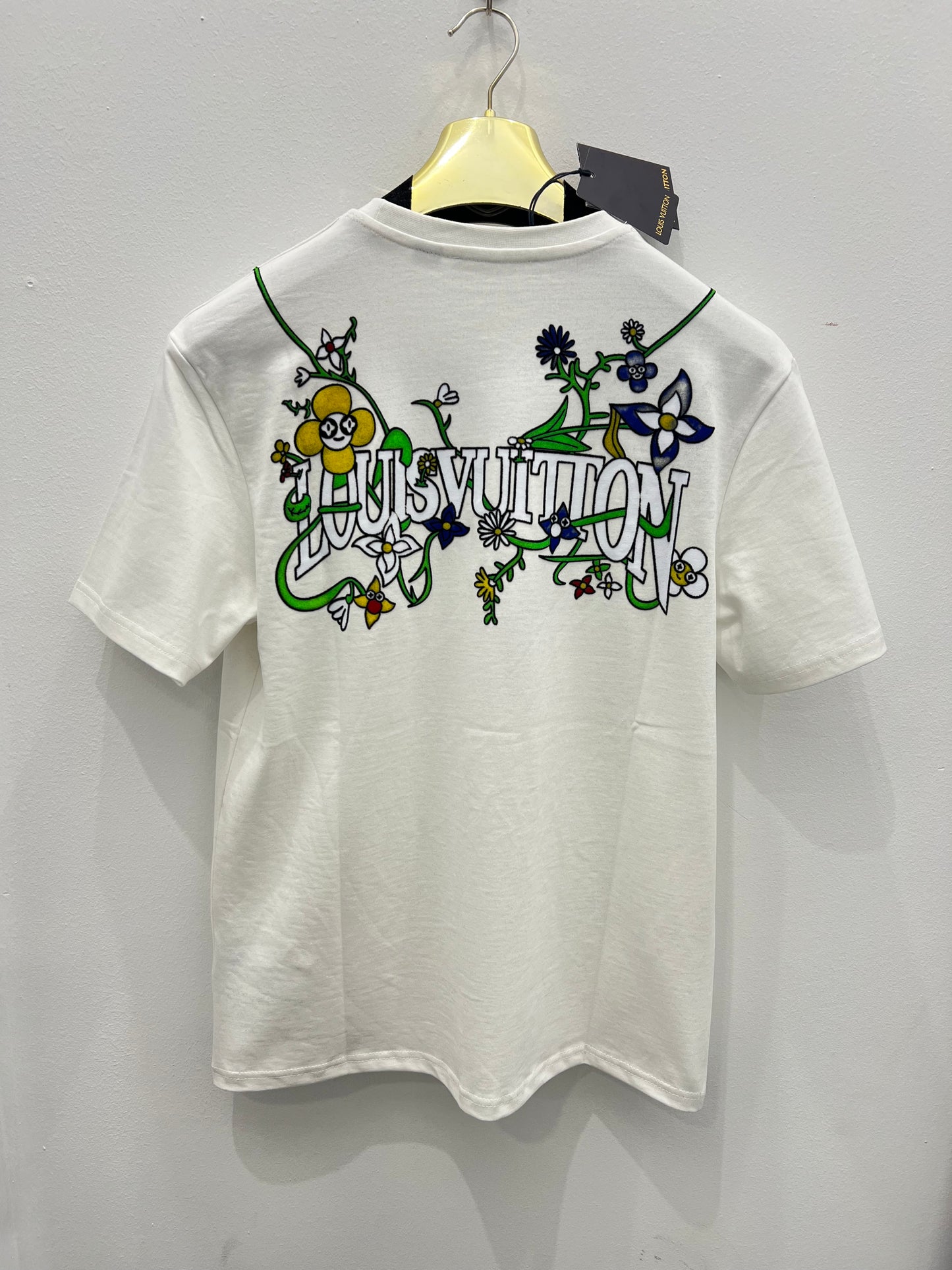 3Α T-Shirt L.V Over Fit White Chain