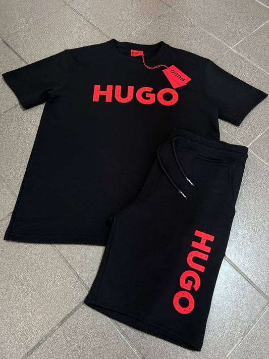 Summer Σετ 3Α Hugo Μαύρο/Κόκκινο