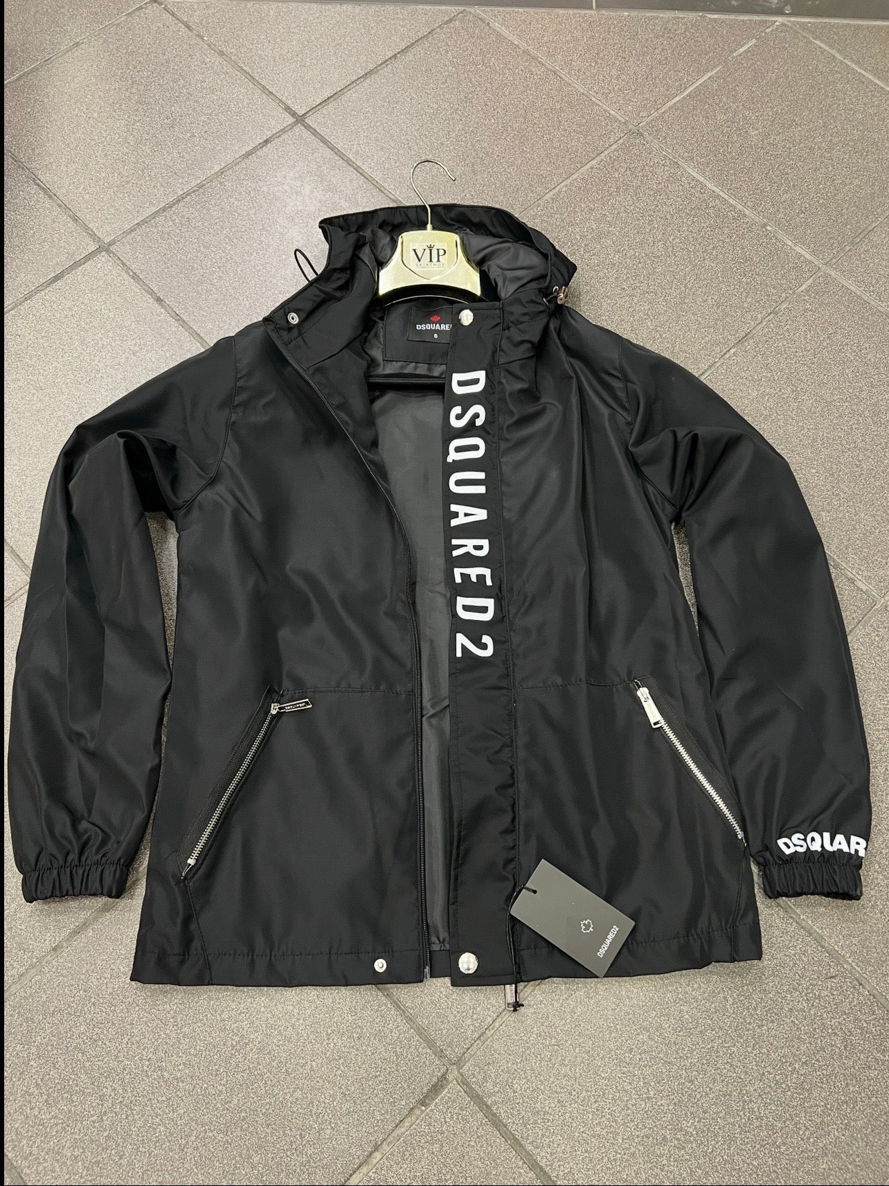 Dsquared2 Μαύρο WindProof Jacket
