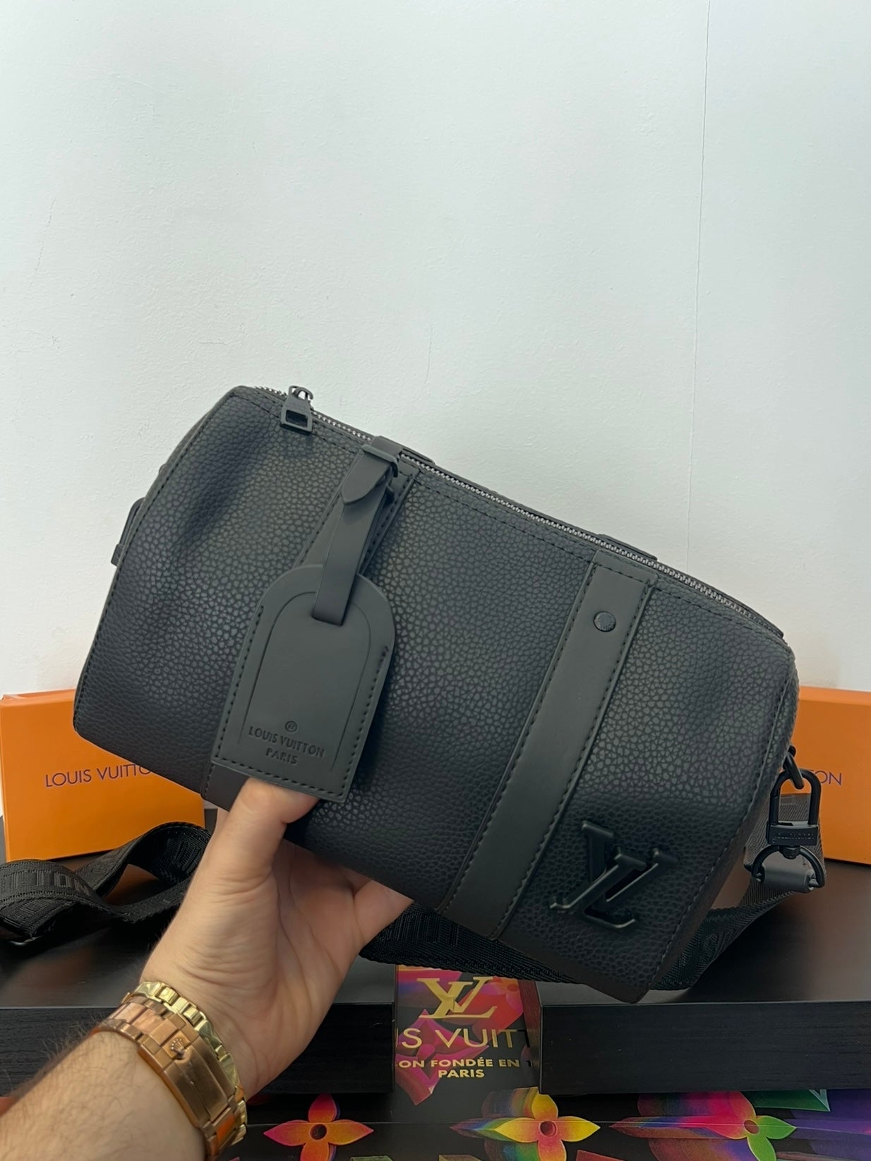 Sponge LV Τσαντάκι Black
