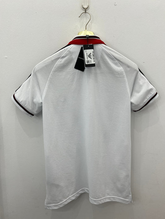 3A Polo Άσπρο EMP Armani Pique