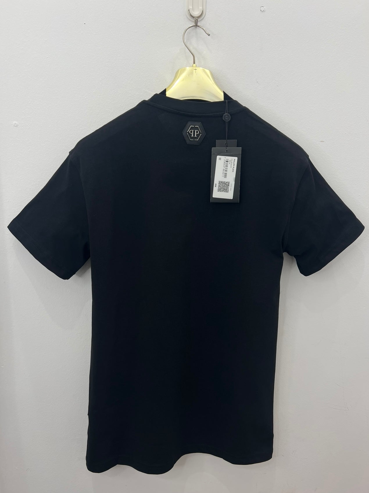 T-Shirt Rhinestone 3Α Philip Plein Skull Μαύρο
