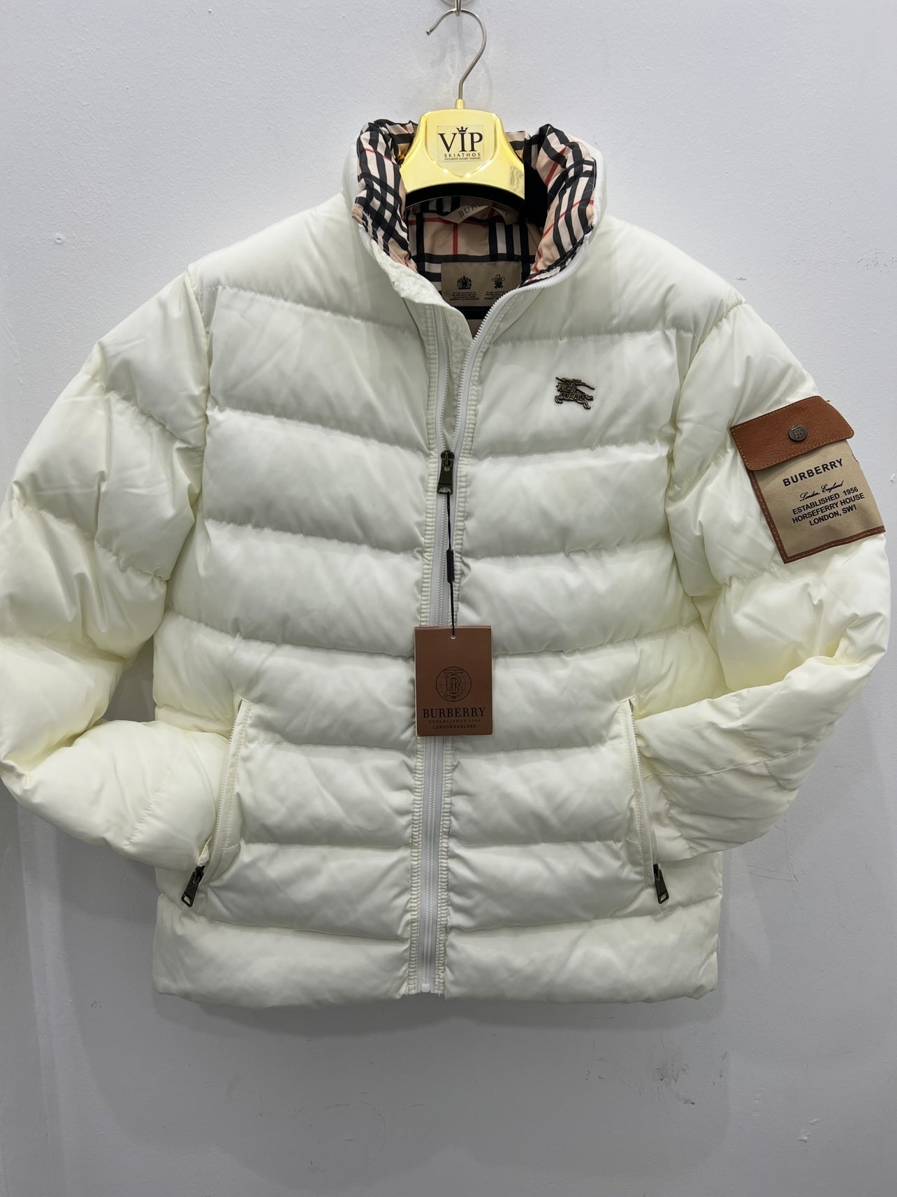 3Α Burberry Λευκό Jacket Oxford