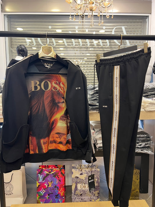 Σετ Φόρμα Boss Μαύρο Tracksuit 3Α