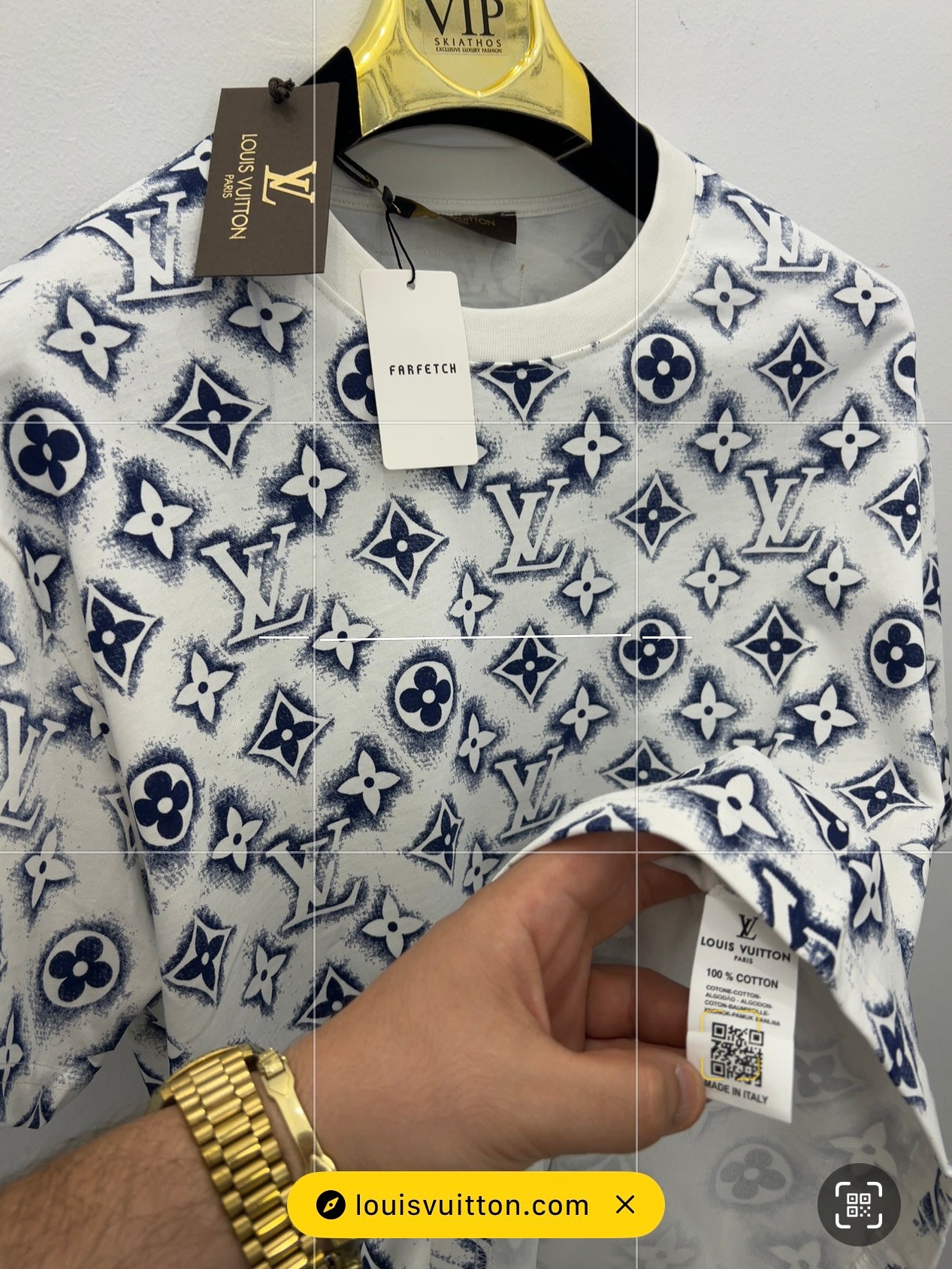 3A T-Shirt LsV OverFit Άσπρη