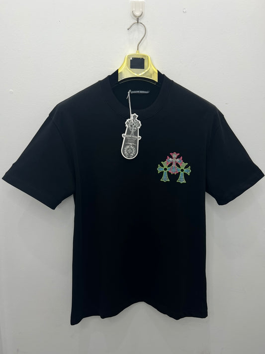 3A T-Shirt Chrome Hearts Ultra Cross OverFit Μαύρη