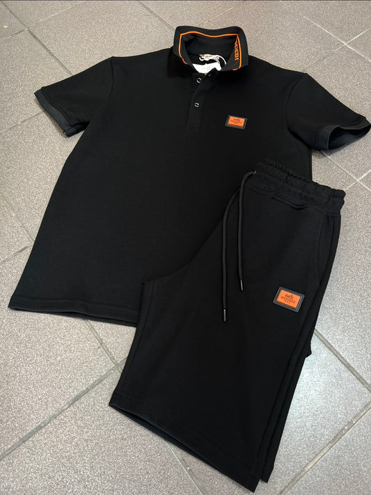 Summer Σετ 3Α Hermes Polo Μαύρο
