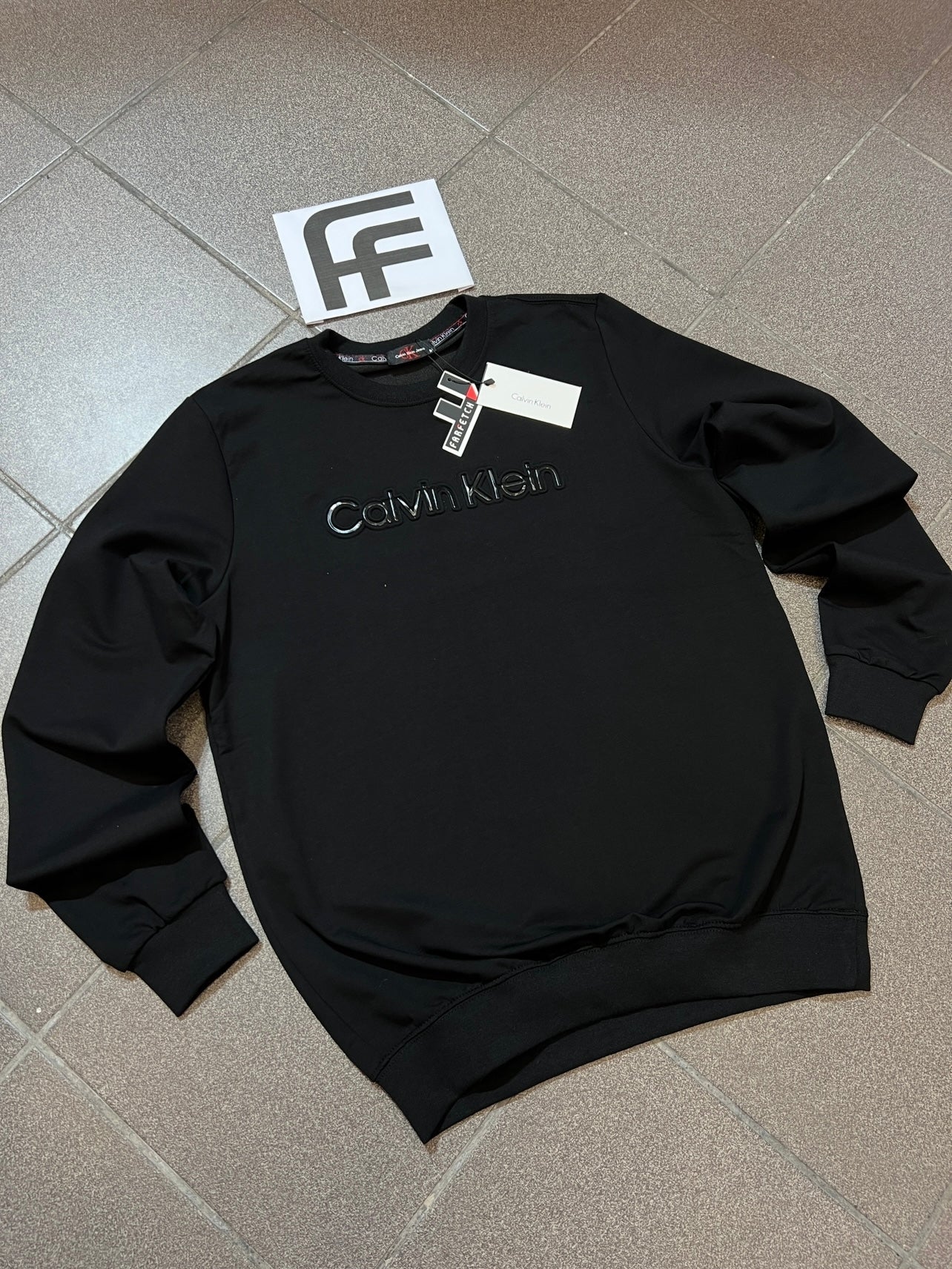 Calvin Klein Μαύρη Long Μπλούζα