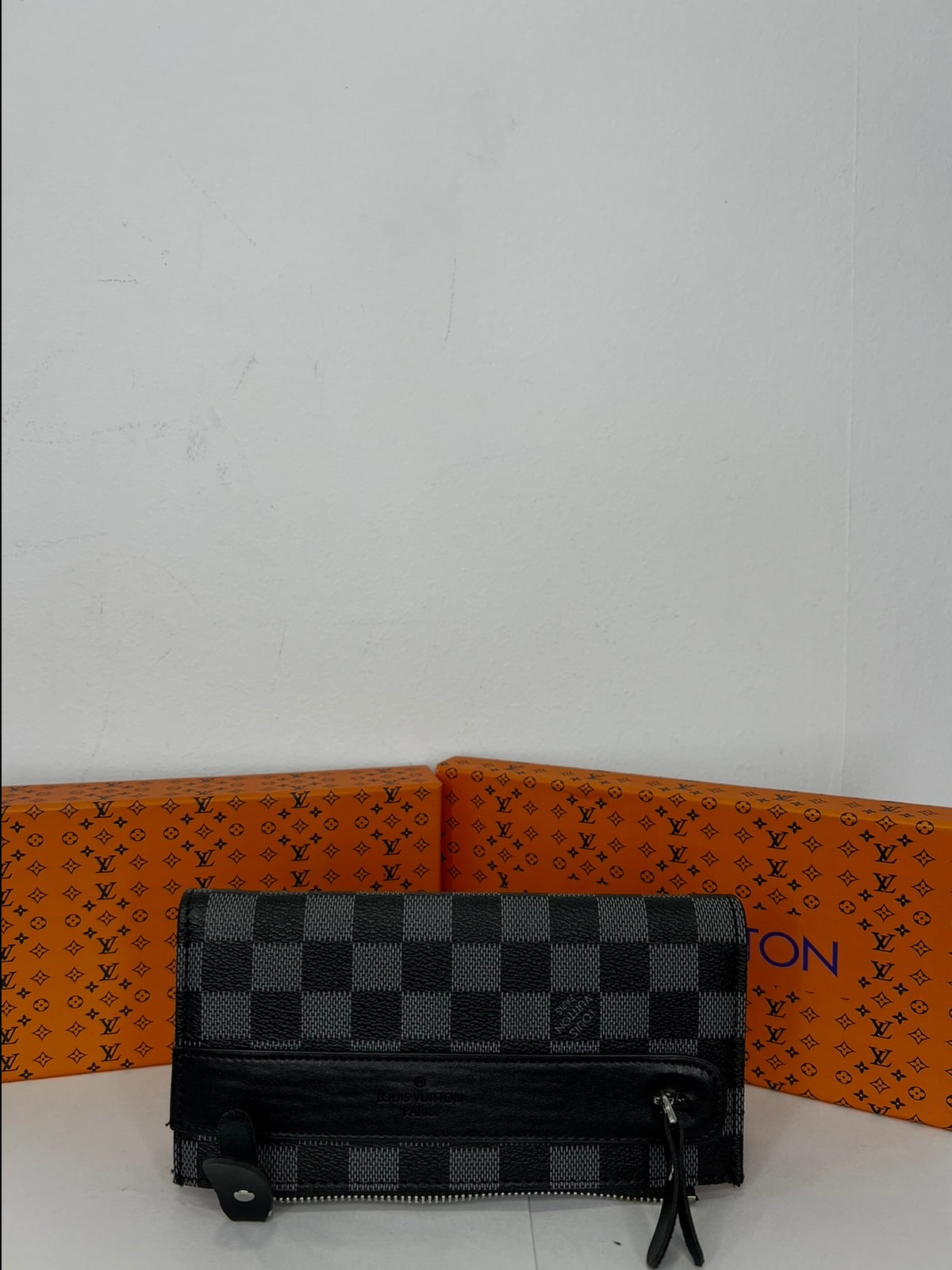 Leather Πορτοφόλι Ls.Vn Γκρί Multiuser