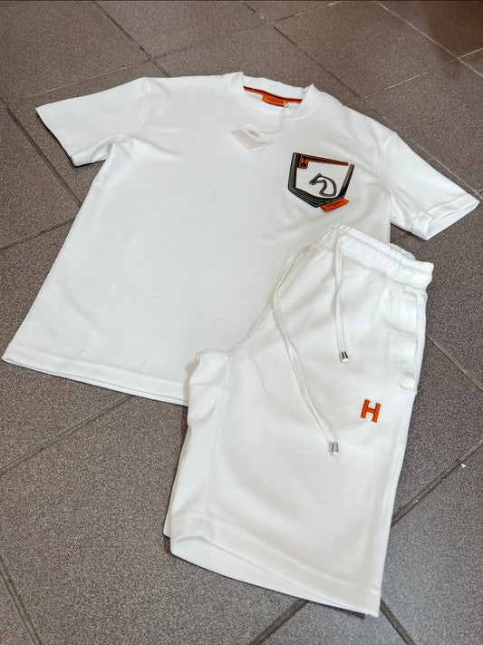 Summer Σετ 3Α Hermes Άσπρο Silk