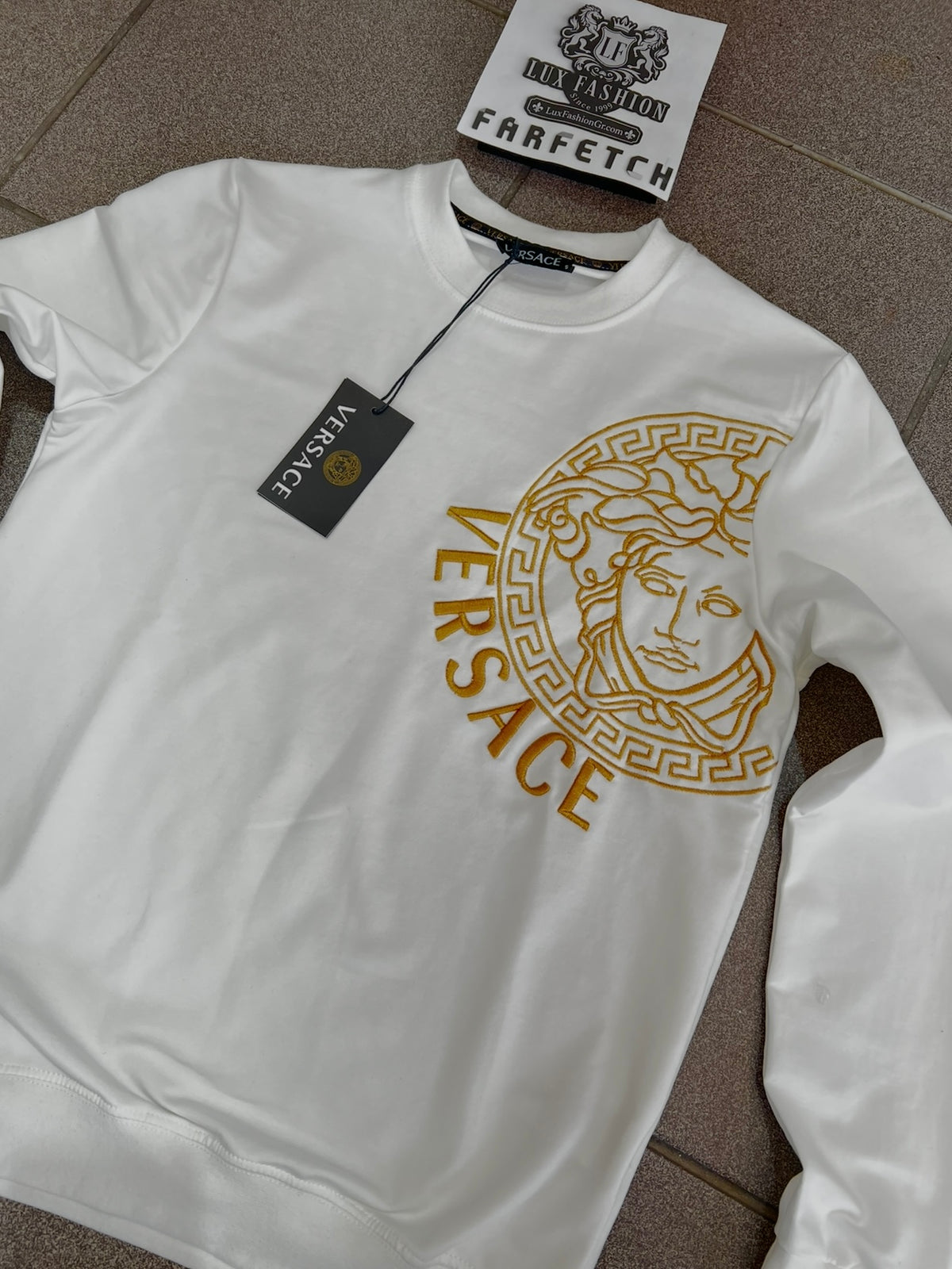 Μπλούζα Versace LongSleeve Άσπρη