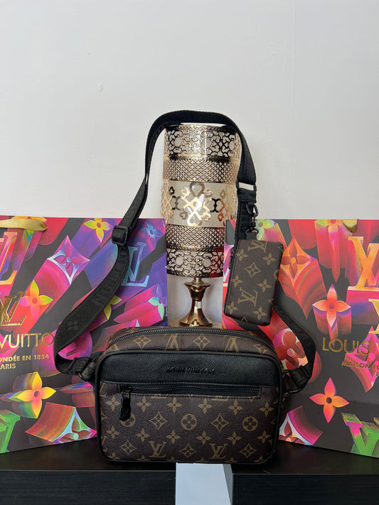 Duo Pochette LV Τσαντάκι Καφέ