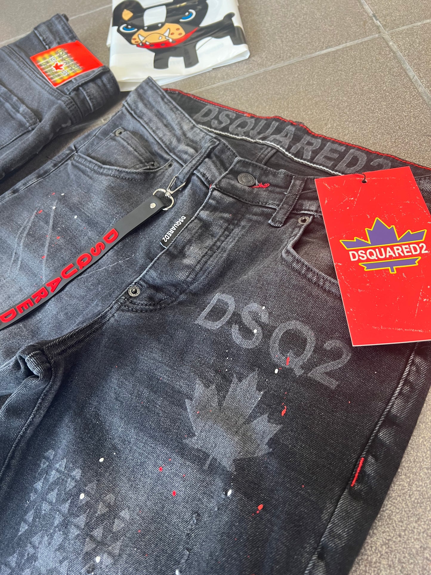 Jean Παντελόνι Dsquared2 Black D2