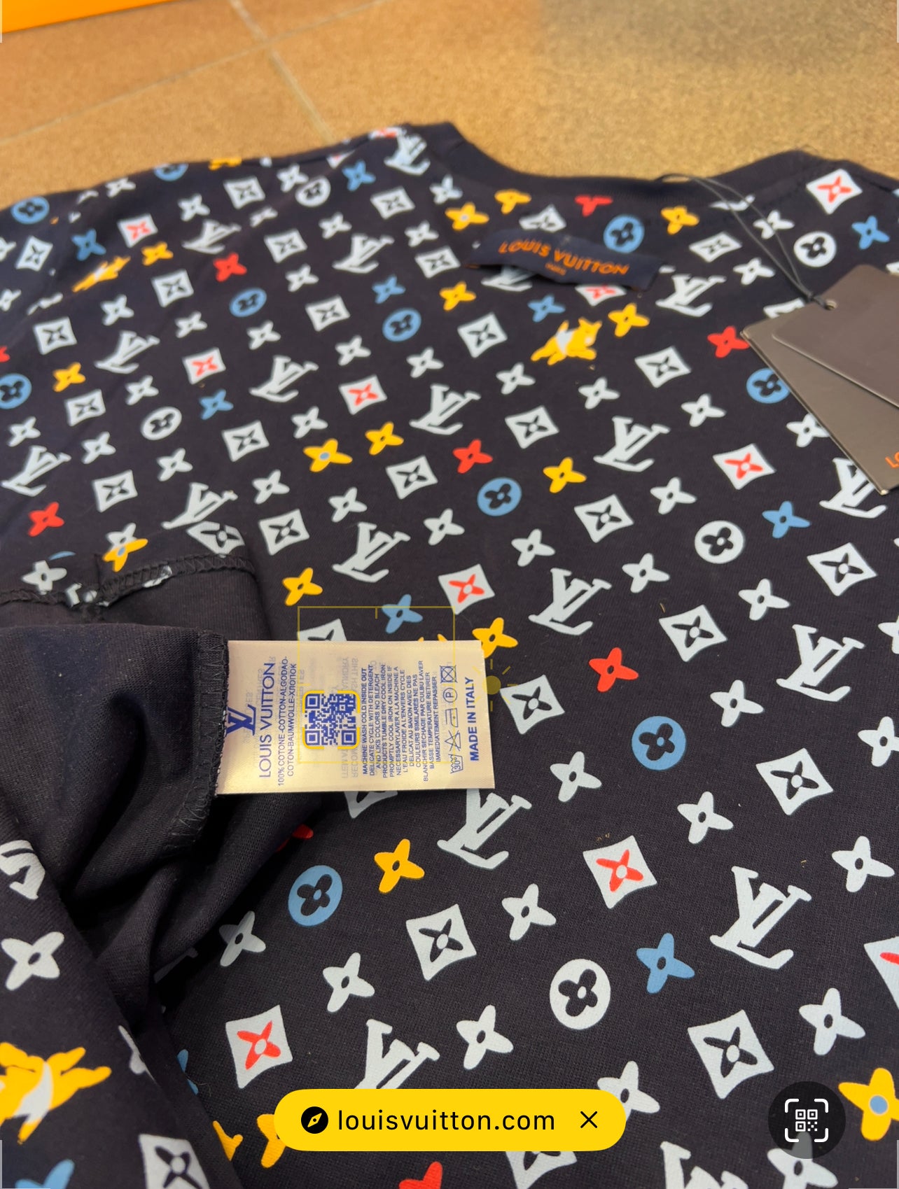 3Α T-Shirt L.V Over Fit MultiBlue
