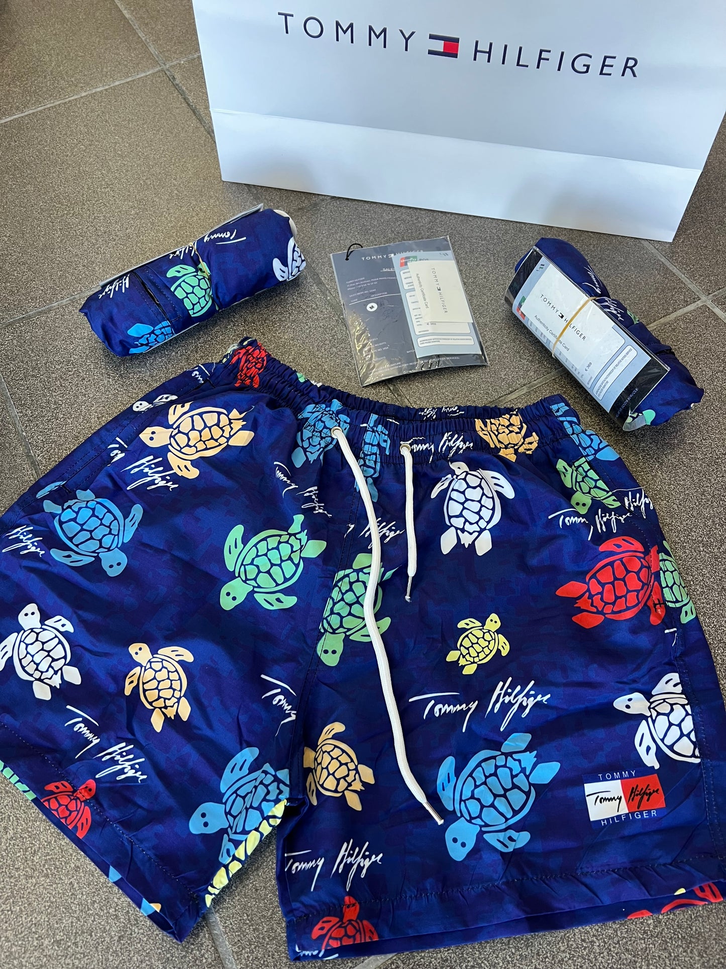 Μαγιό Tommy Hilfiger Μπλέ