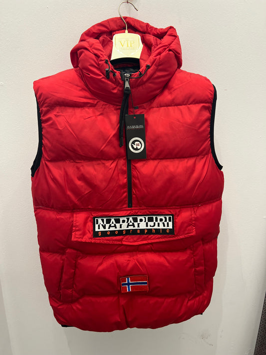 Vest Γιλέκο Napapijri Αμάνικο Κόκκινο