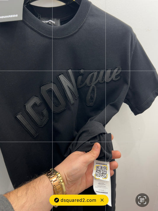 T-Shirt 3A Μαύρο Dsquared Igue