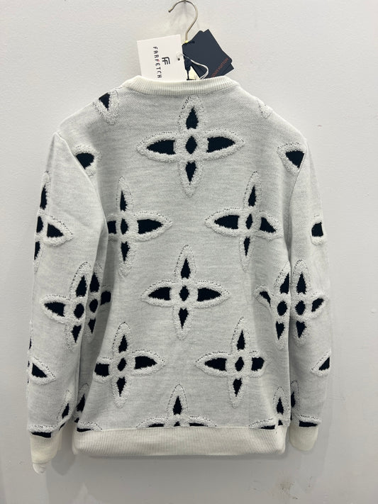 Sweater LV Πλεκτό Γκρί/Μαύρο