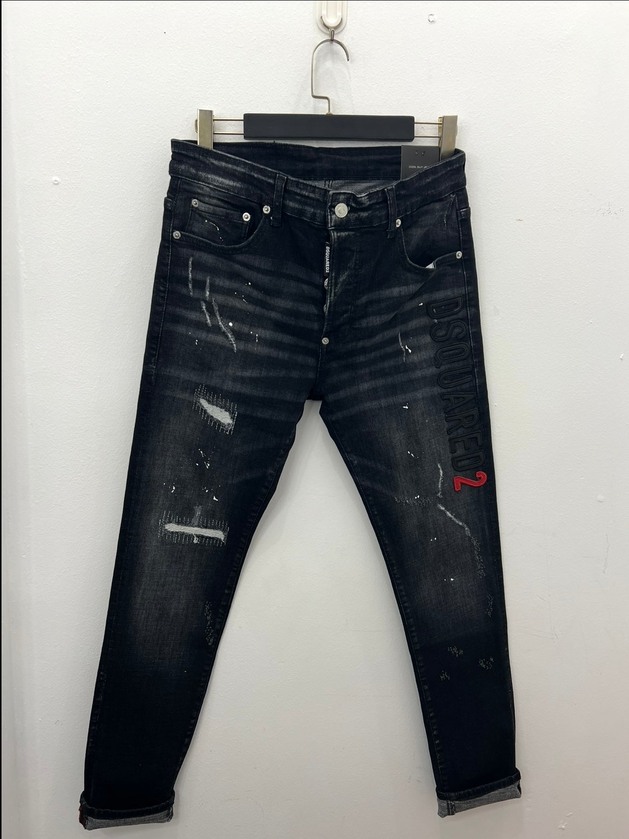 Jean Παντελόνι Dsquared 2 Black ENB