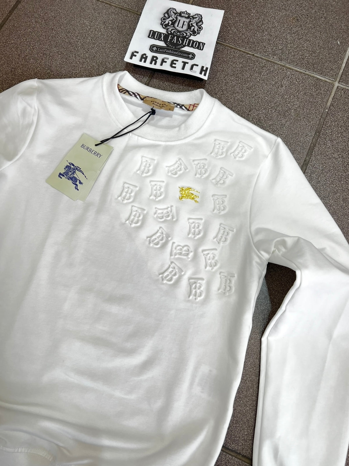 Μπλούζα Burberry LongSleeve Άσπρη