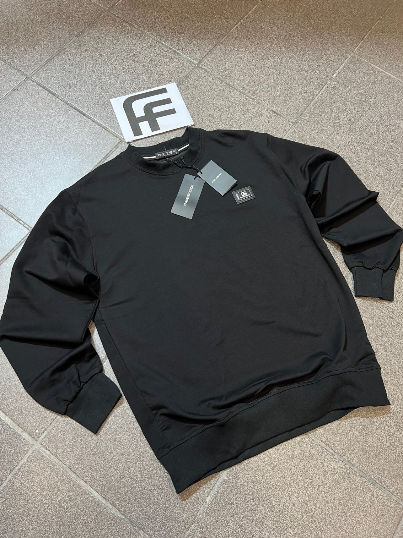 Dolce & Gabbana Μαύρη Long Μπλούζα