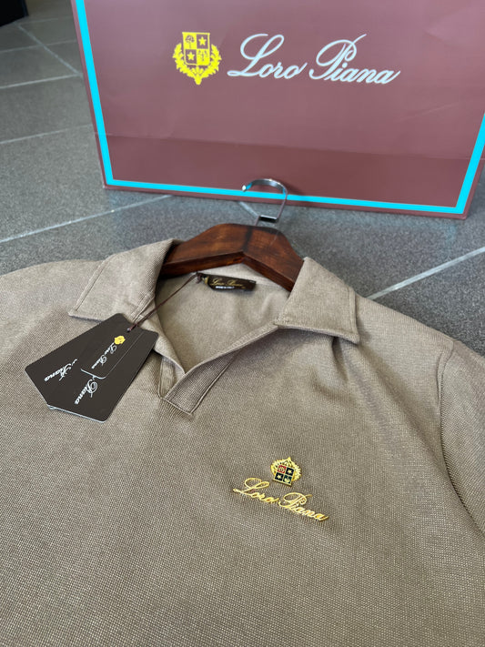 Μπλούζα Loro Piana Polo Καφέ