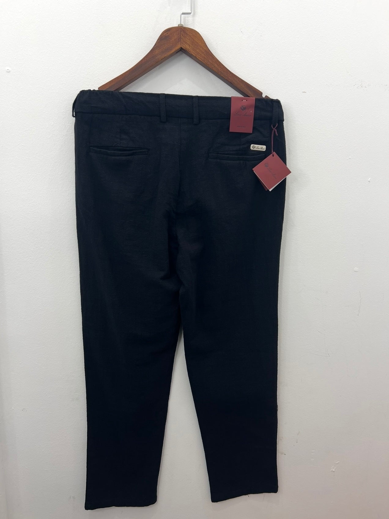 Παντελόνι Linen Loro Piana Μπλέ