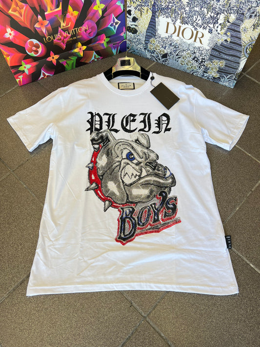 3Α T-Shirt Philip Plein BullDogs Stras
