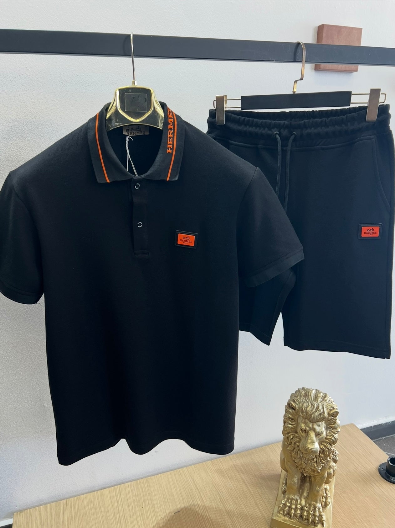 Summer Σετ 3Α Hermes Polo Μαύρο