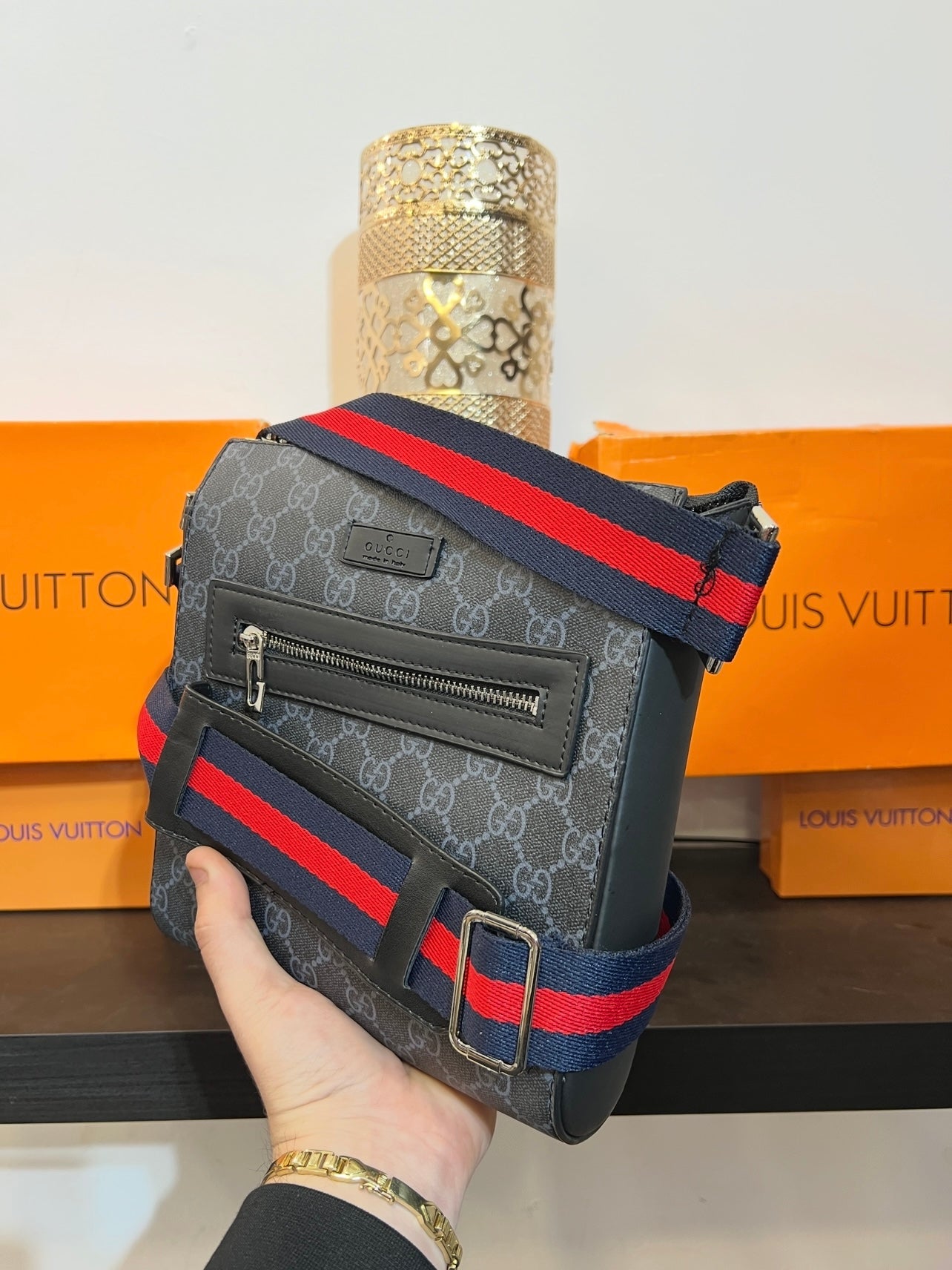 Messenger Bag Μαύρο Gucci Big Bag