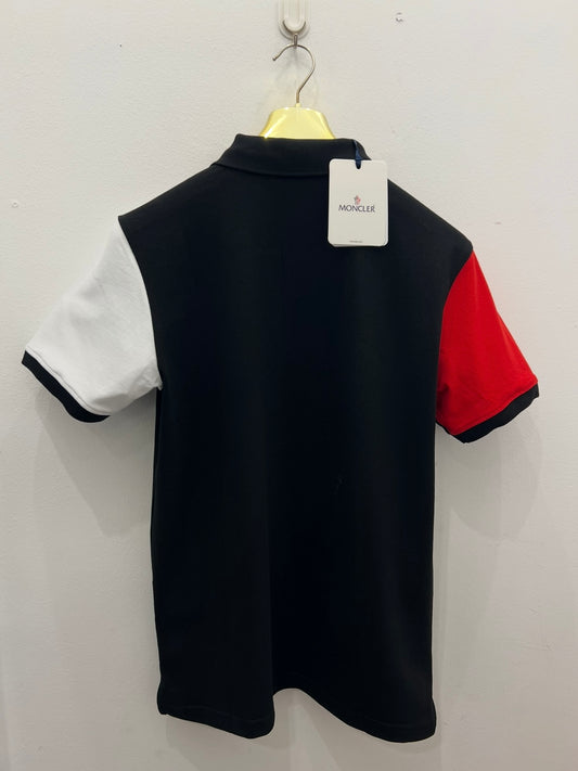 3A Polo Μαύρο Moncler Pique