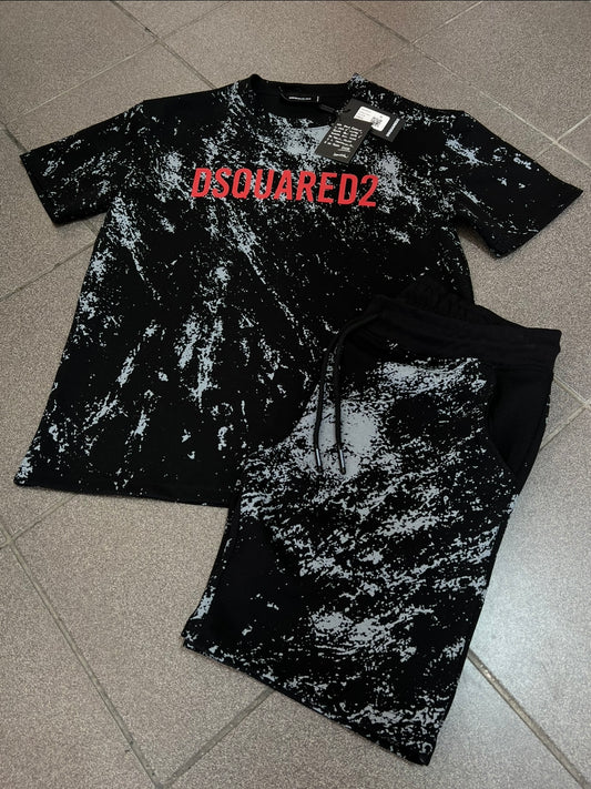 Summer Σετ 3Α Dsquared2 Μαύρο Army