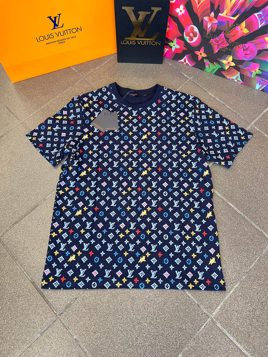 3Α T-Shirt L.V Over Fit MultiBlue