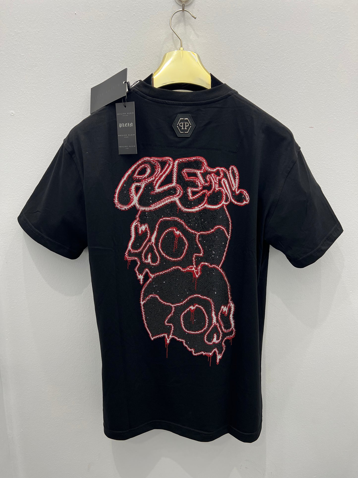 3Α T-Shirt Philip Plein Skull Stras