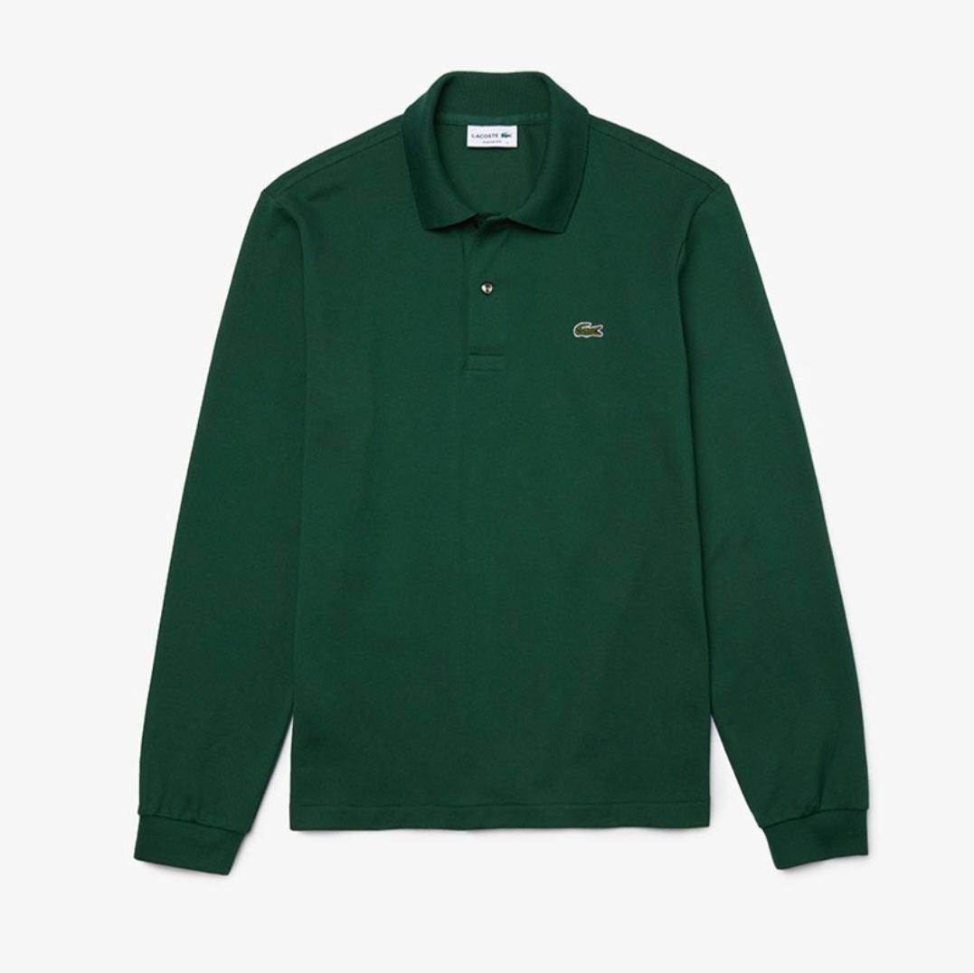 Lacoste μακρυμάνικο πουκάμισο πράσινο