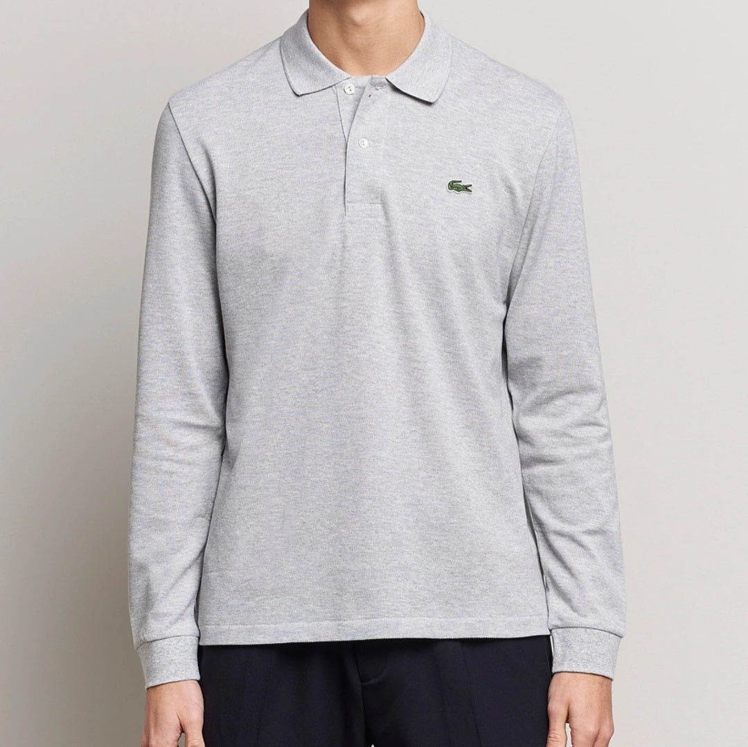 Lacoste μακρυμάνικο πουκάμισο σε γκρι χρώμα