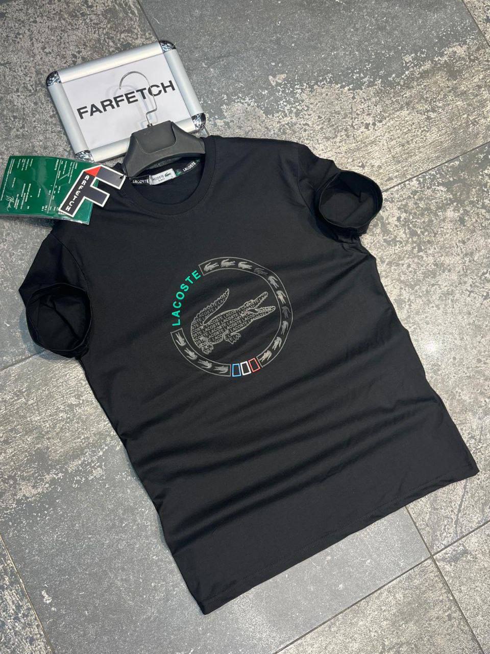 T-Shirt Μπλούζα Lacoste Μαύρη