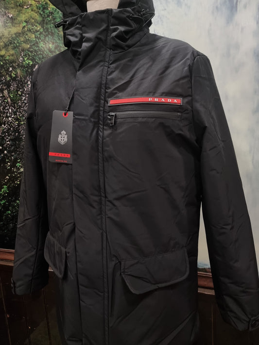 Μπουφάν Coat Prada Jacket Full Black