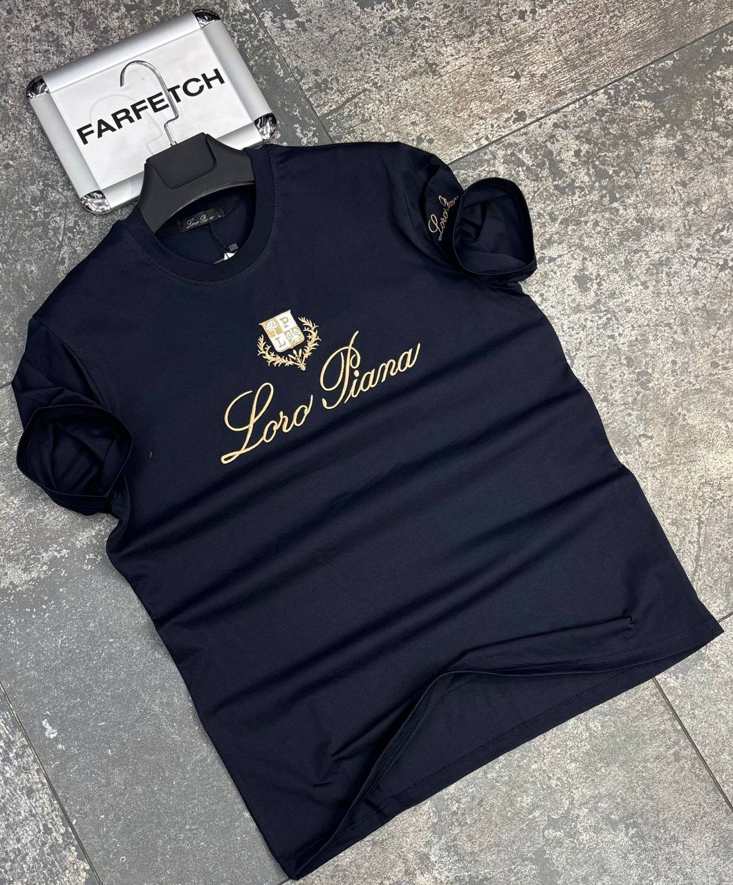 T-Shirt Μπλούζα Loro Piana Μπλέ