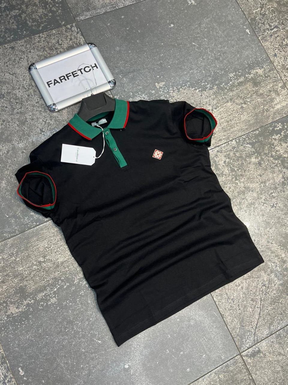 T-Shirt Μπλούζα Polo Casa Blanca Μαύρη