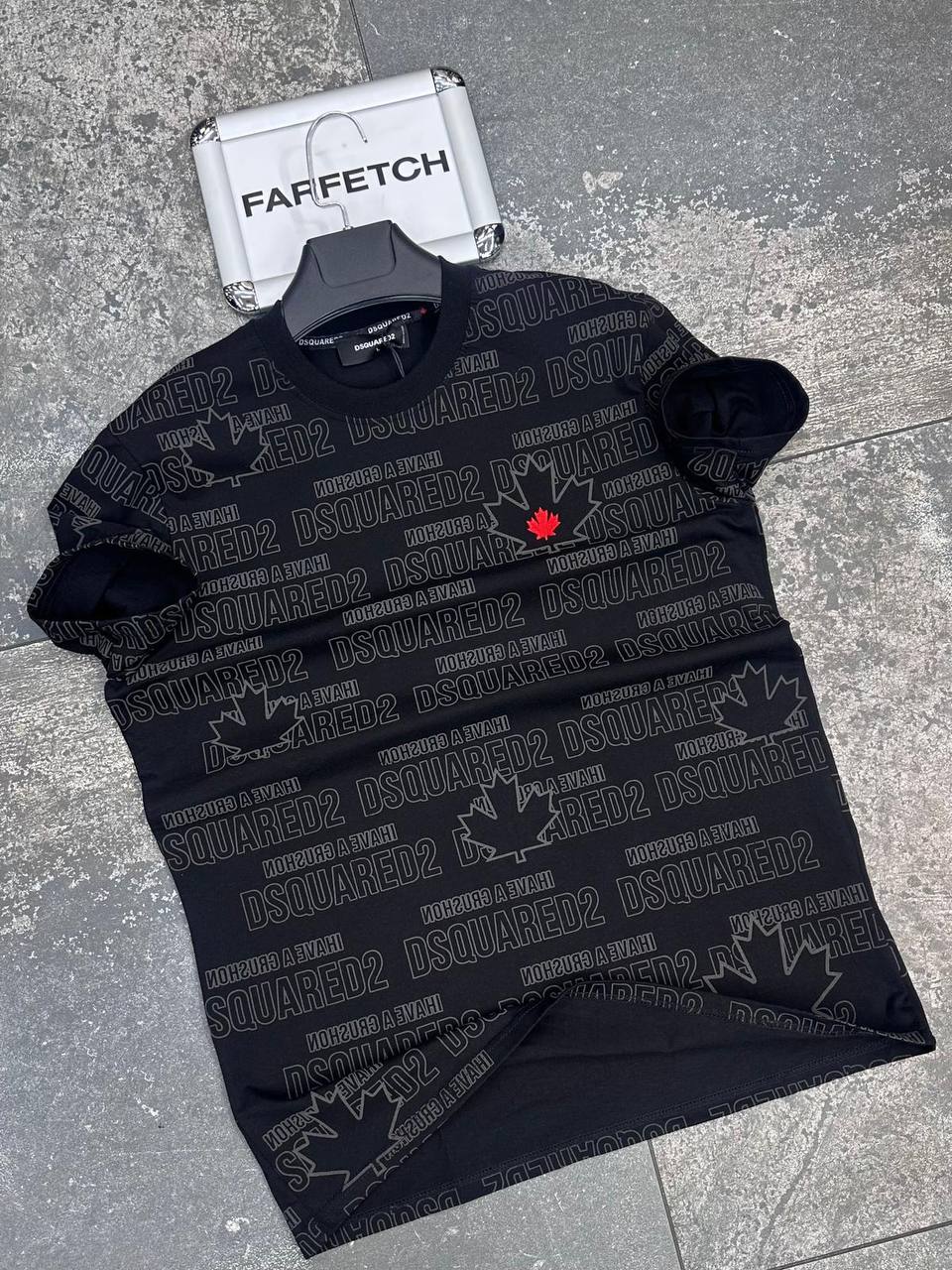 T-Shirt Μπλούζα Dsquared 2 Μαύρη