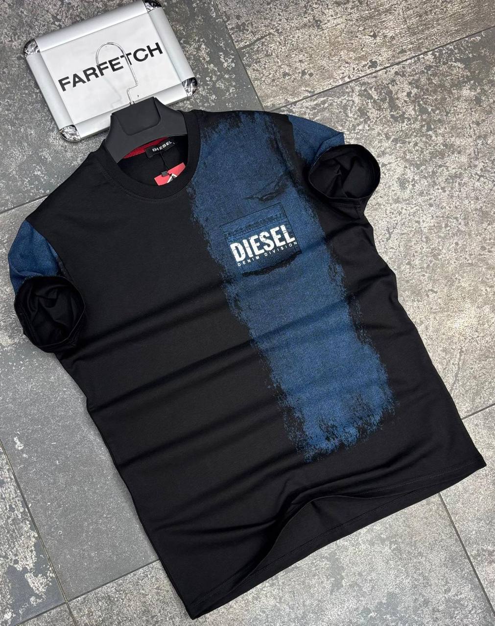 T-Shirt Μπλούζα Diesel Μαύρη